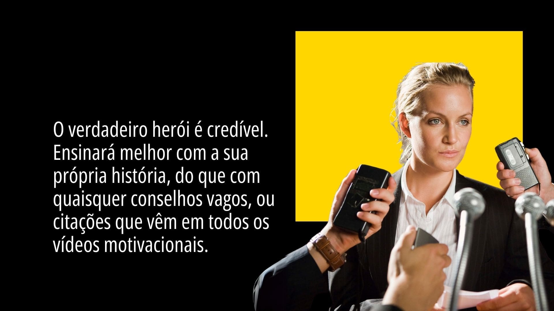 E se (desta vez) desse o exemplo