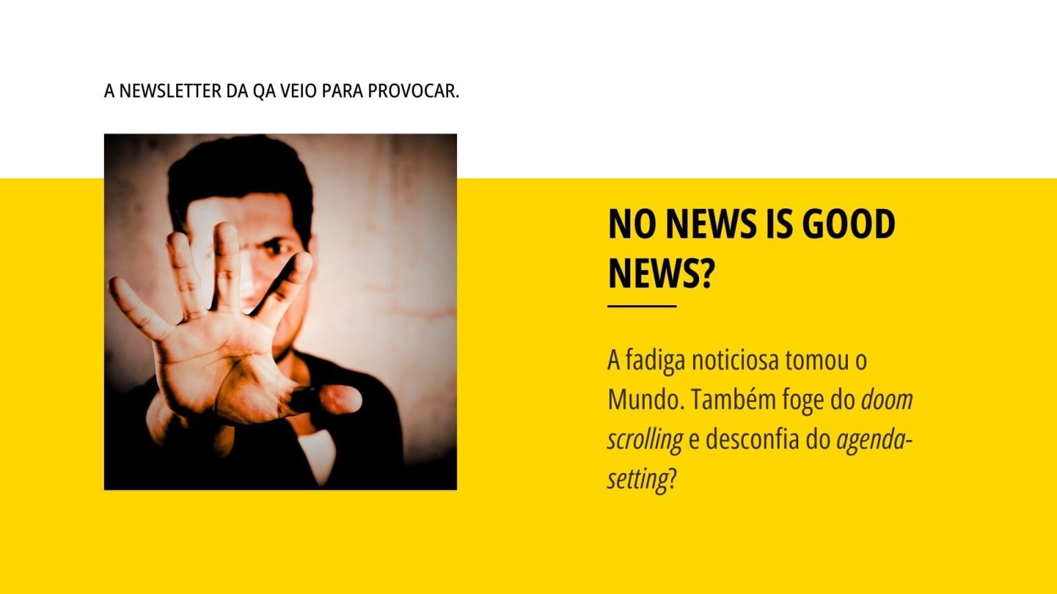 No news is good news